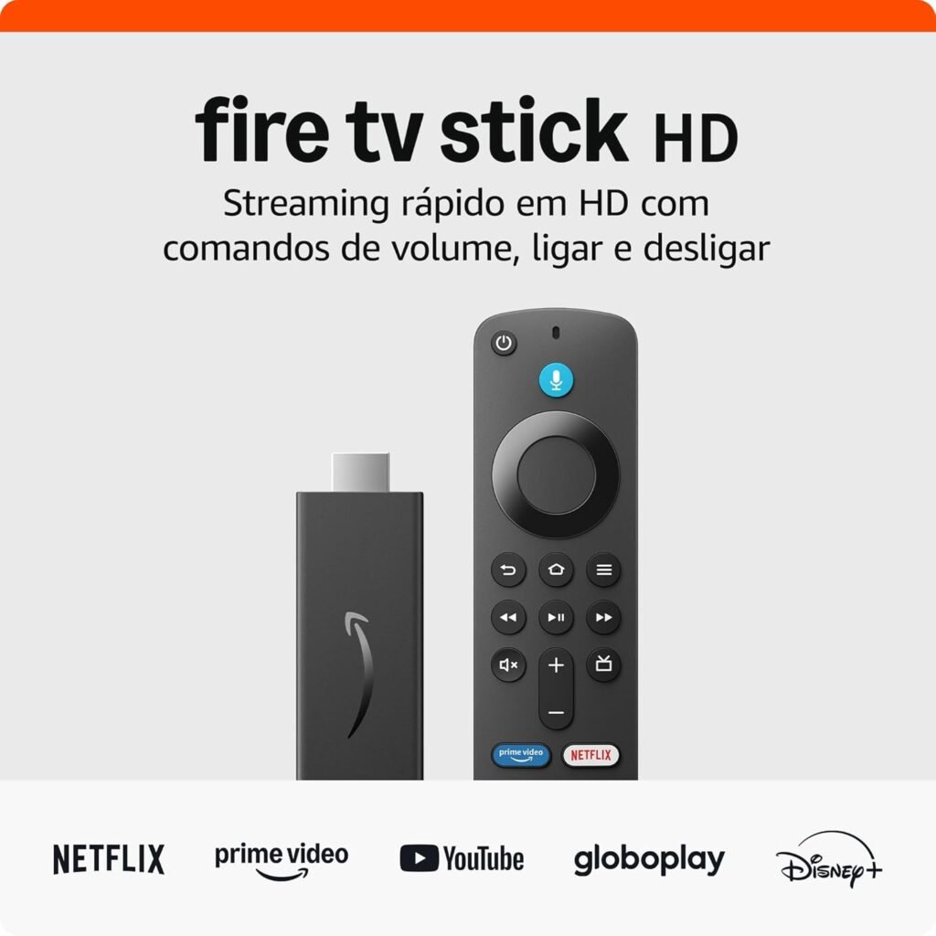 fire tv stick hd conectado na TV